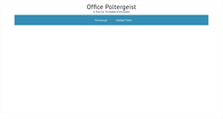 Desktop Screenshot of officepoltergeist.com