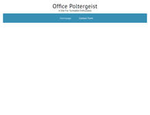 Tablet Screenshot of officepoltergeist.com